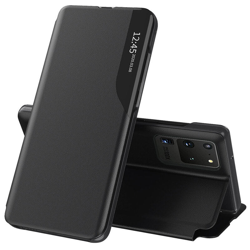 Husa pentru Samsung Galaxy S20 Ultra 5G G988 / S20 Ultra G988, Techsuit, eFold, Neagra