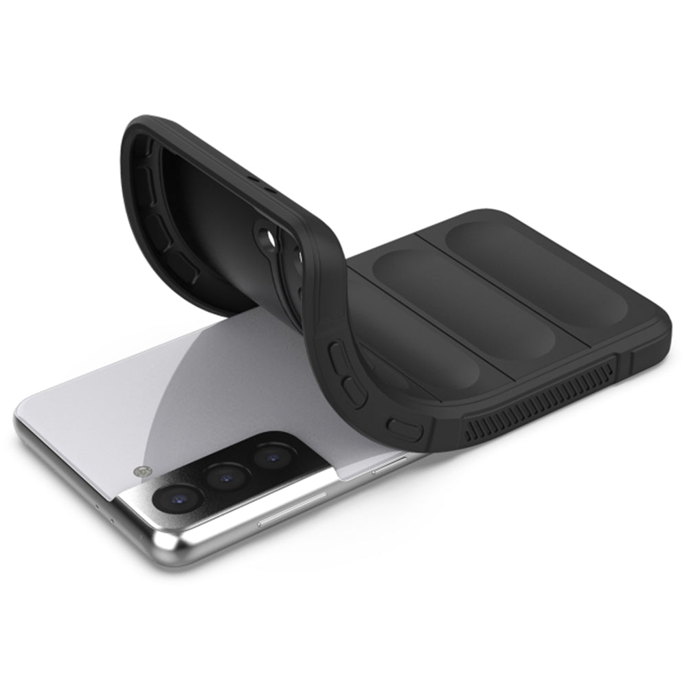 Husa pentru Samsung Galaxy S21 5G G991, Techsuit, Magic Shield, Neagra