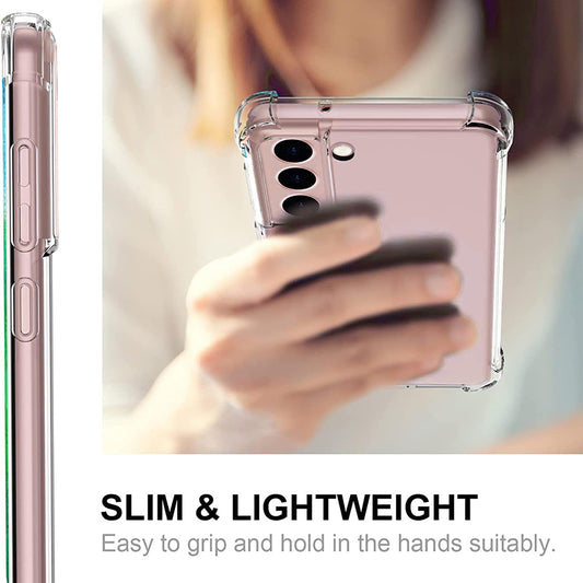 Husa pentru Samsung Galaxy S21 5G G991, Techsuit, Shockproof Clear, Transparenta