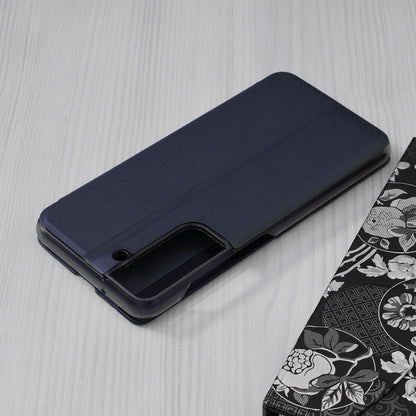 Husa pentru Samsung Galaxy S21 FE 5G G990, Techsuit, eFold, Albastra Inchis