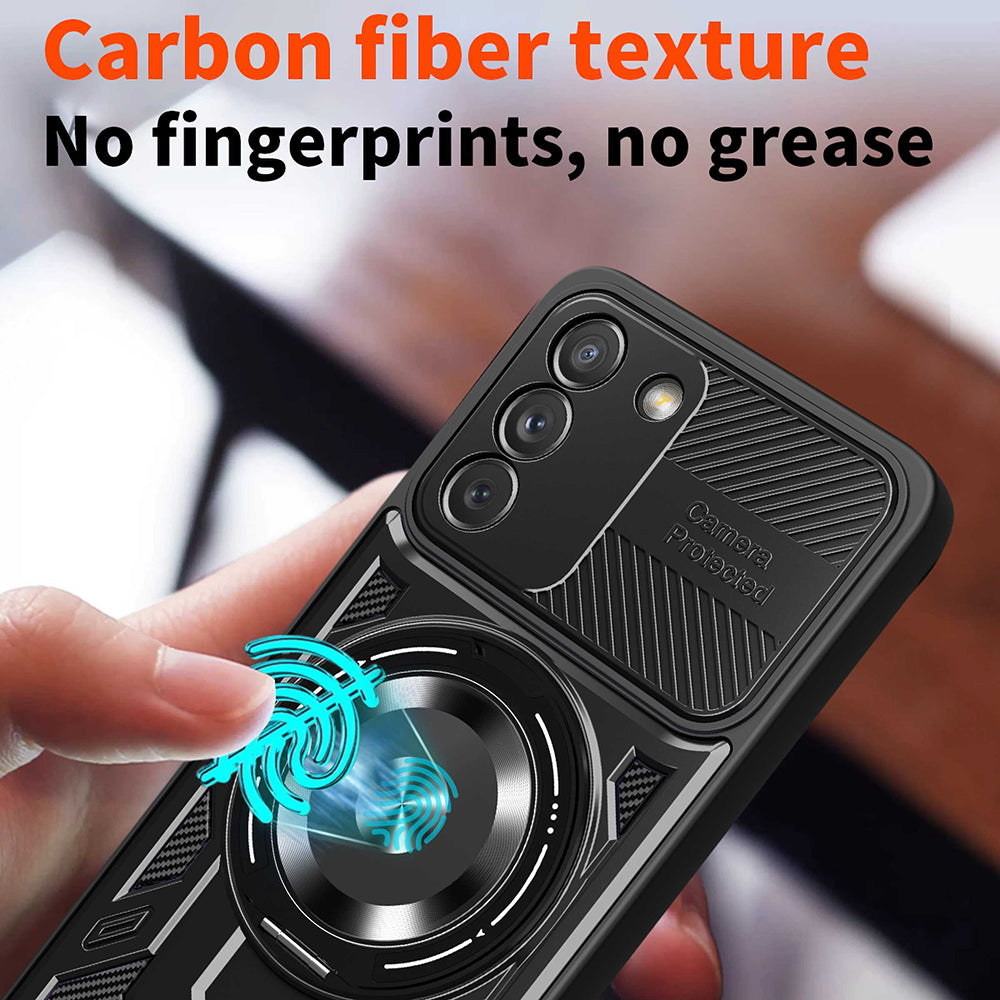 Husa pentru Samsung Galaxy S21 FE 5G G990, Techsuit, RuggedCam, Albastra