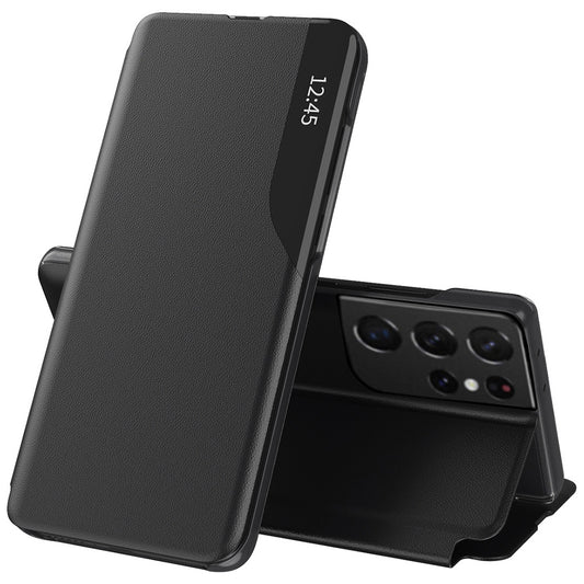 Husa pentru Samsung Galaxy S21 Ultra 5G G998, Techsuit, eFold, Neagra