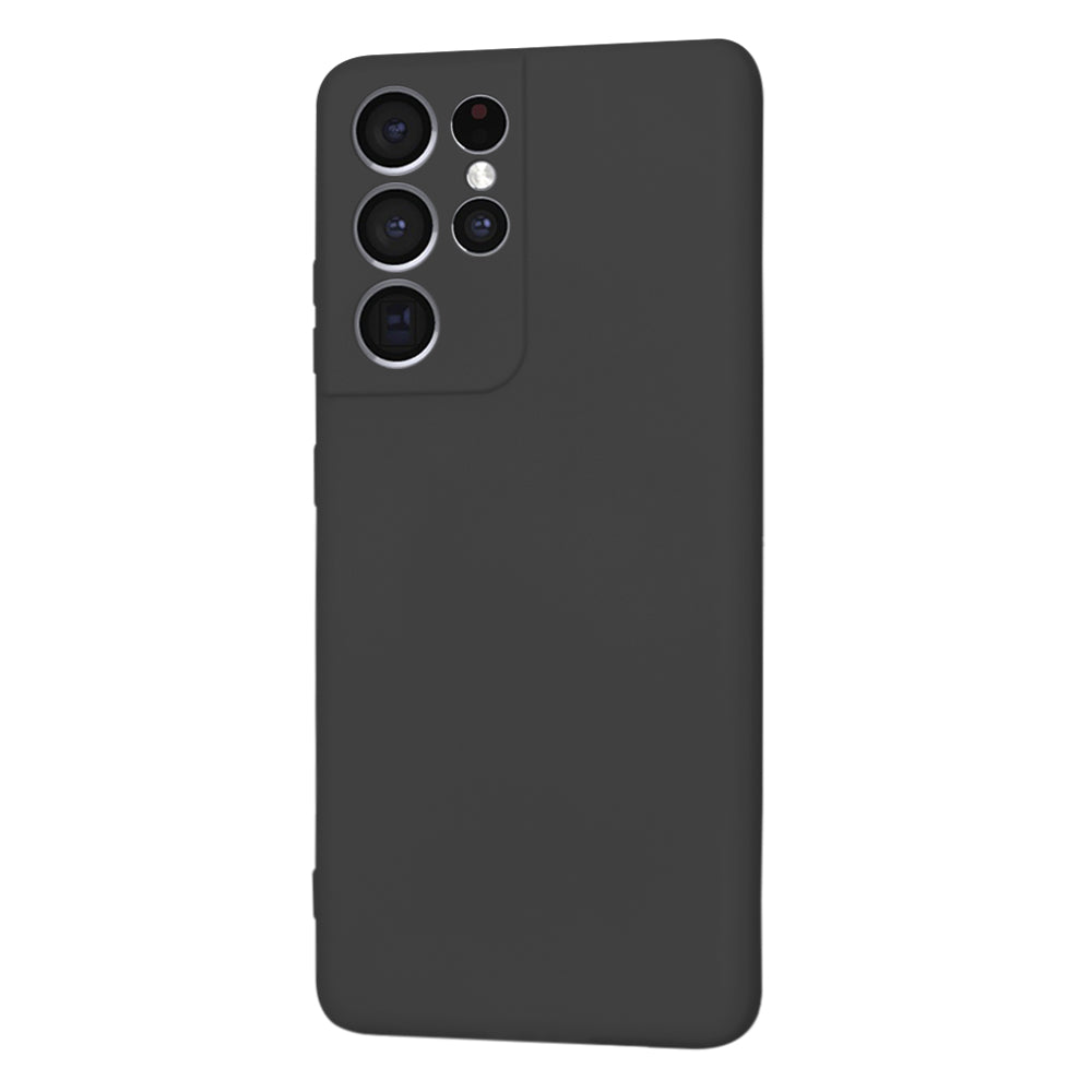 Husa pentru Samsung Galaxy S21 Ultra 5G G998, Techsuit, SoftFlex, Neagra