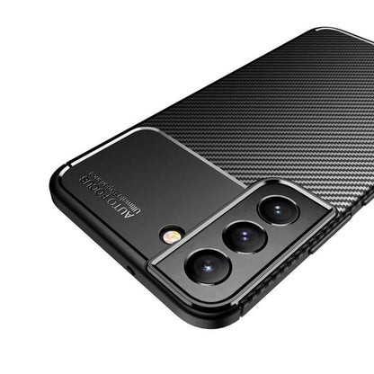 Husa pentru Samsung Galaxy S22 5G S901, Techsuit, CarbonFiber, Neagra