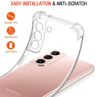 Husa pentru Samsung Galaxy S22 5G S901, Techsuit, Shockproof Clear, Transparenta