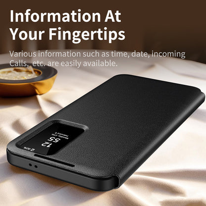 Husa pentru Samsung Galaxy S22 5G S901, Techsuit, SmartView, Neagra