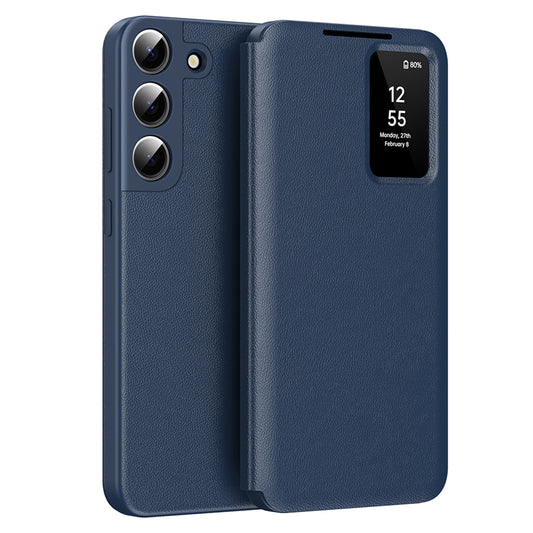 Husa pentru Samsung Galaxy S22+ 5G S906, Techsuit, SmartView, Albastra