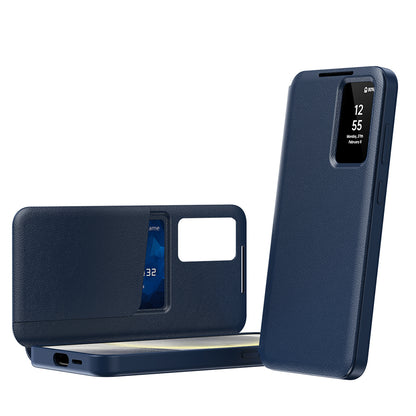 Husa pentru Samsung Galaxy S22+ 5G S906, Techsuit, SmartView, Albastra