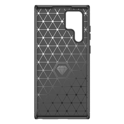 Husa pentru Samsung Galaxy S22 Ultra 5G S908, Techsuit, Carbon, Neagra