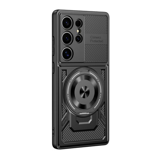 Husa pentru Samsung Galaxy S22 Ultra 5G S908, Techsuit, RuggedCam, Neagra