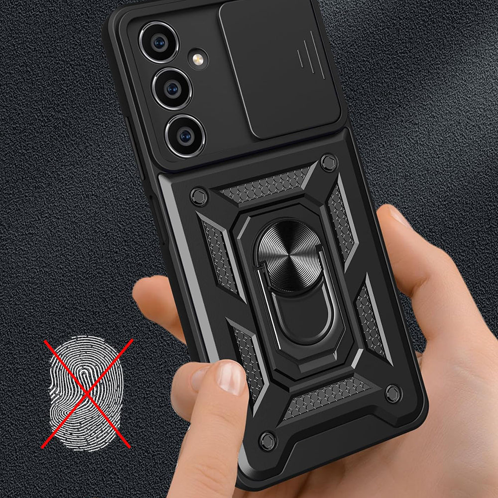 Husa pentru Samsung Galaxy S23 FE S711, Techsuit, CamShield, Neagra