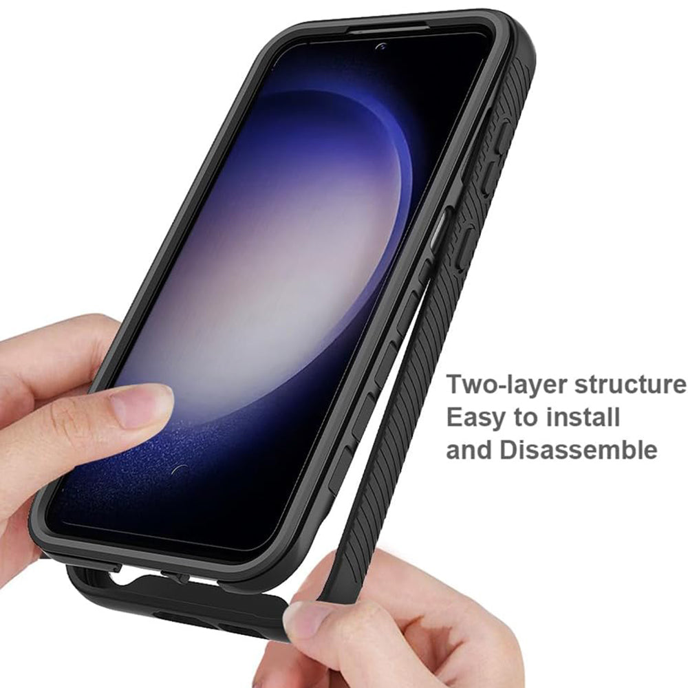 Husa pentru Samsung Galaxy S23 FE S711, Techsuit, Defense360 Pro, Neagra