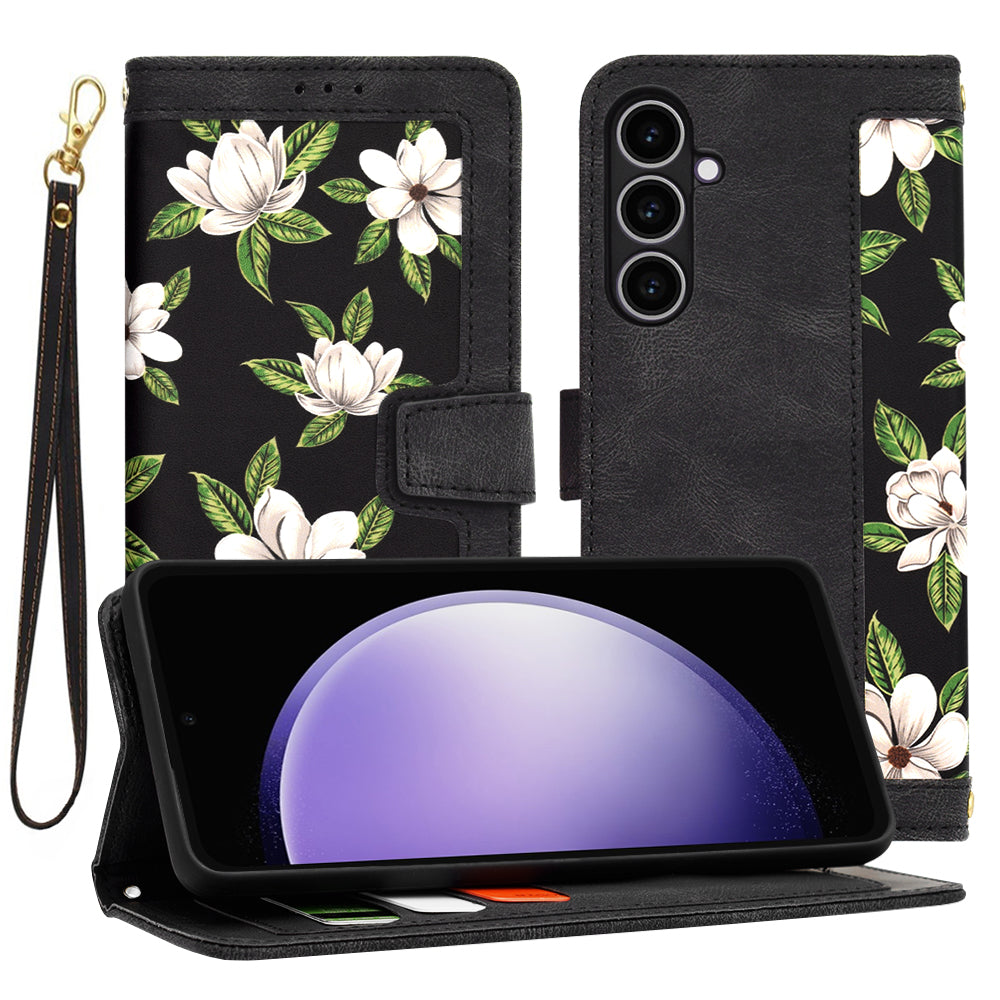 Husa pentru Samsung Galaxy S23 FE S711, Techsuit, FlipCraft, Neagra