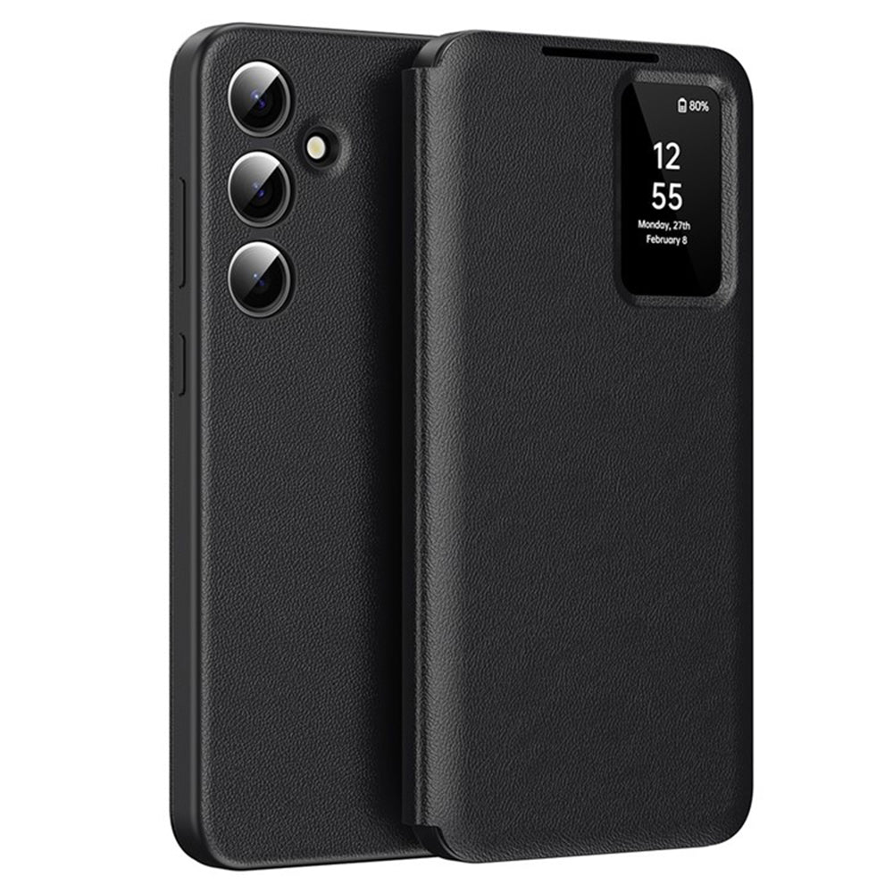 Husa pentru Samsung Galaxy S23 FE S711, Techsuit, SmartView, Neagra