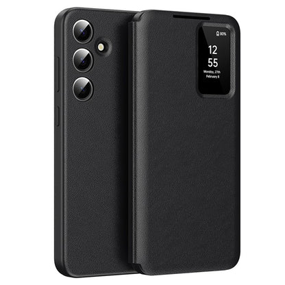 Husa pentru Samsung Galaxy S23 FE S711, Techsuit, SmartView, Neagra