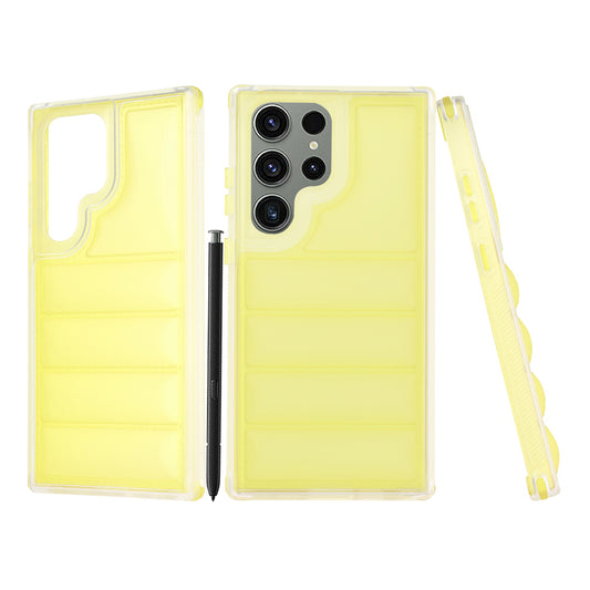 Husa pentru Samsung Galaxy S23 FE S711, Techsuit, Wave Shield, Galbena