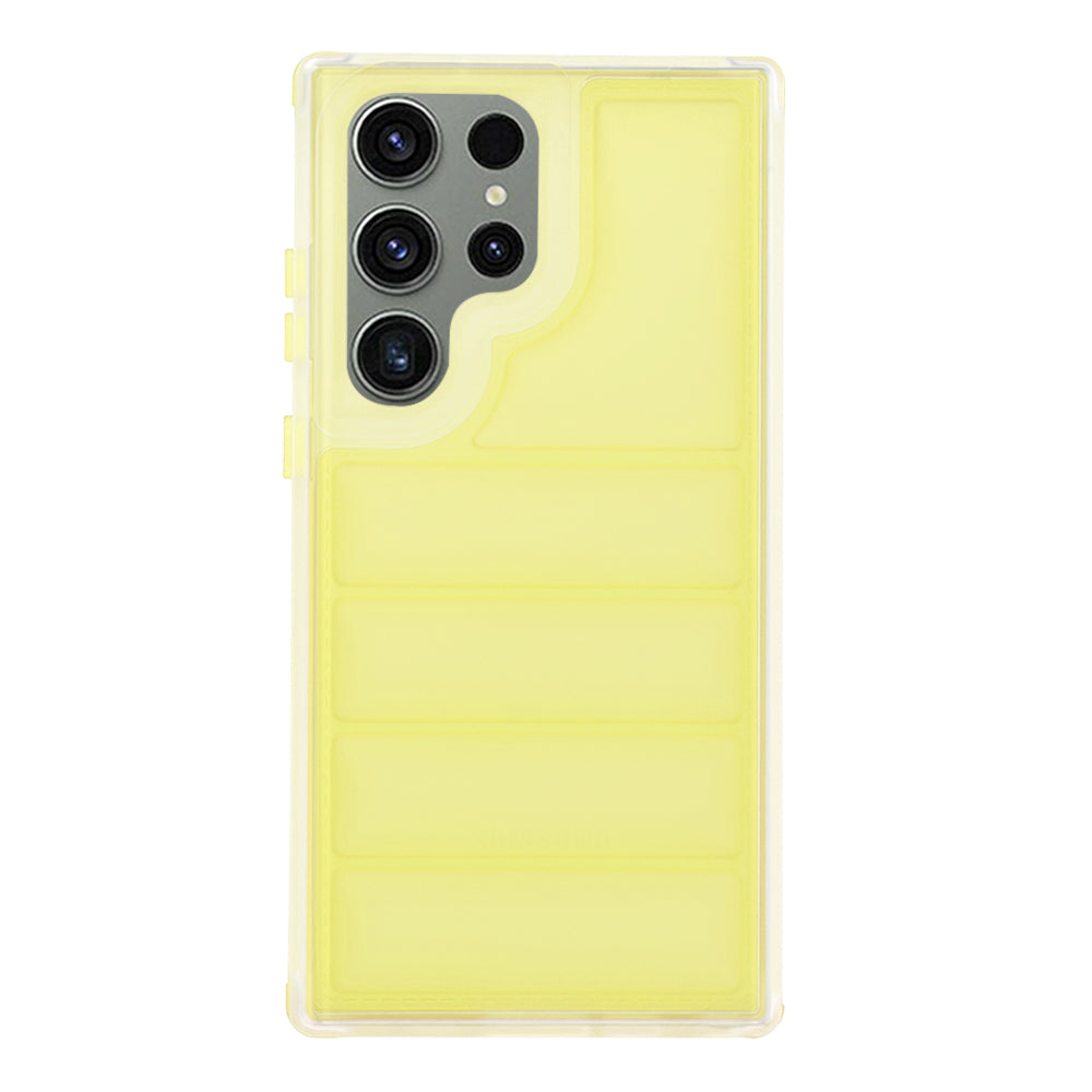 Husa pentru Samsung Galaxy S23 FE S711, Techsuit, Wave Shield, Galbena