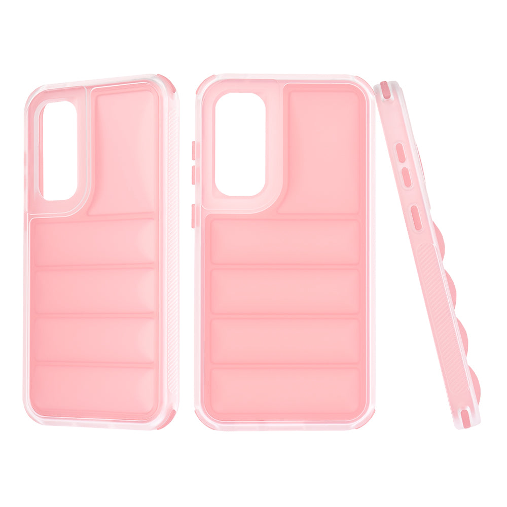 Husa pentru Samsung Galaxy S23 FE S711, Techsuit, Wave Shield, Roz