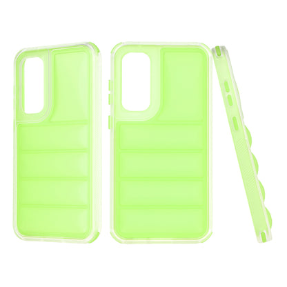 Husa pentru Samsung Galaxy S23 FE S711, Techsuit, Wave Shield, Verde