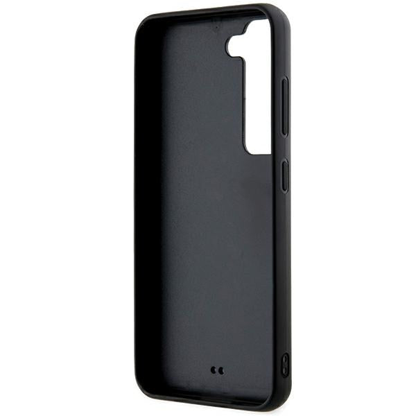 Husa pentru Samsung Galaxy S23+ S916, Karl Lagerfeld, 3D Rubber Glitter Logo, Neagra