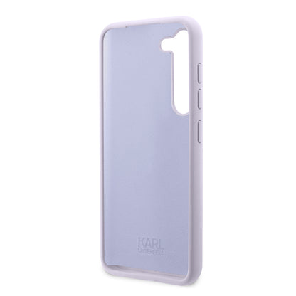 Husa pentru Samsung Galaxy S23+ S916, Karl Lagerfeld, Silicone Ikonik Karl, Mov