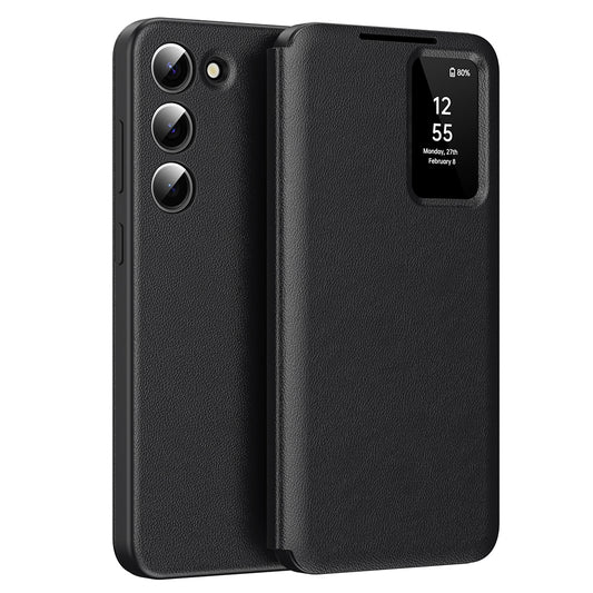 Husa pentru Samsung Galaxy S23+ S916, Techsuit, SmartView, Neagra