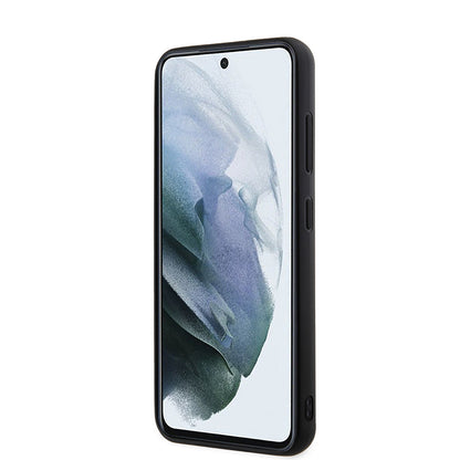 Husa pentru Samsung Galaxy S23 S911, Karl Lagerfeld, 3D Rubber Glitter Logo, Neagra