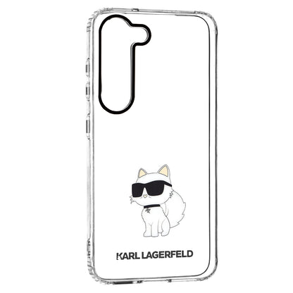 Husa pentru Samsung Galaxy S23 S911, Karl Lagerfeld, Ikonik Choupette, Transparenta