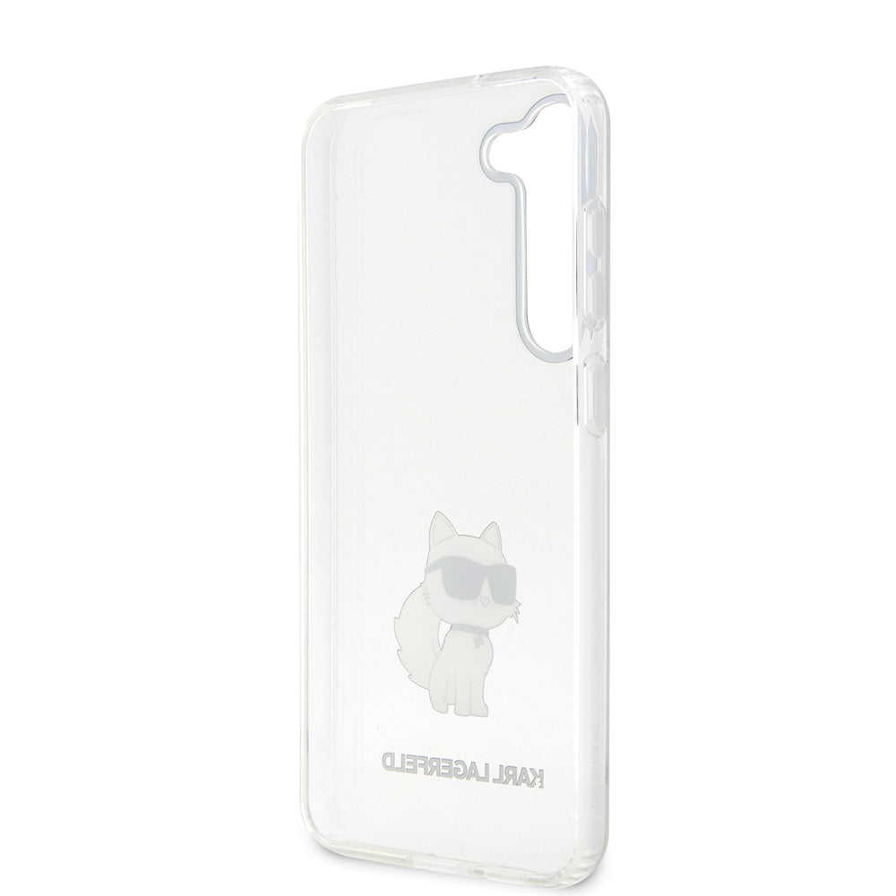 Husa pentru Samsung Galaxy S23 S911, Karl Lagerfeld, Ikonik Choupette, Transparenta