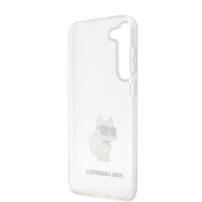 Husa pentru Samsung Galaxy S23 S911, Karl Lagerfeld, Ikonik Choupette, Transparenta
