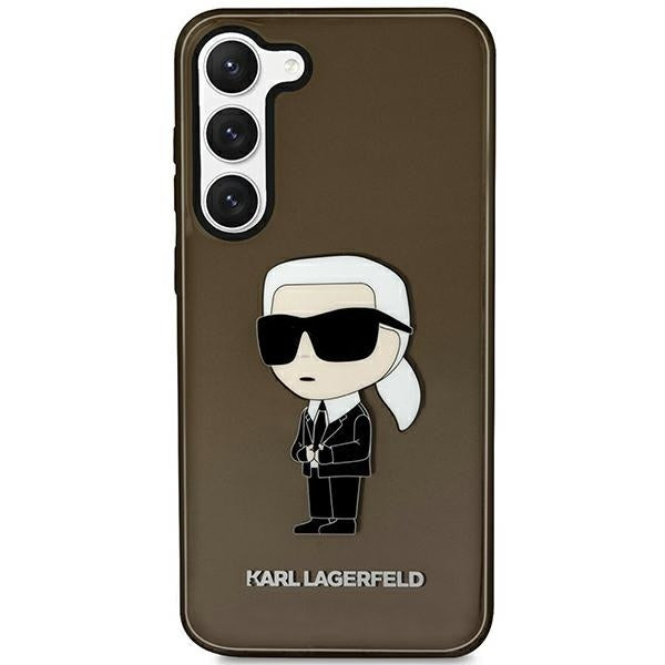 Husa pentru Samsung Galaxy S23 S911, Karl Lagerfeld, Ikonik Karl, Neagra