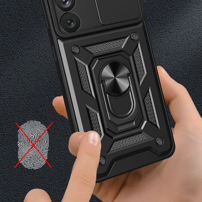 Husa pentru Samsung Galaxy S23 S911, Techsuit, CamShield, Neagra