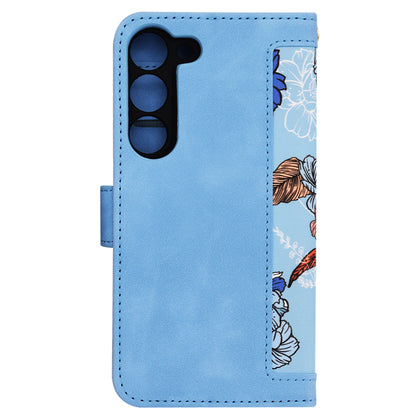 Husa pentru Samsung Galaxy S23 S911, Techsuit, FlipCraft, Bleu