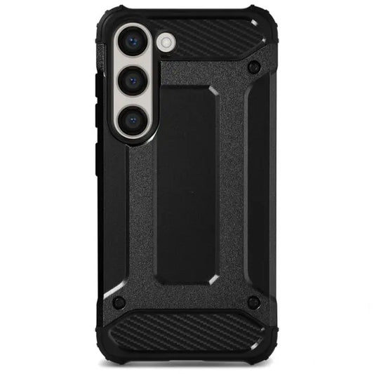Husa pentru Samsung Galaxy S23 S911, Techsuit, Hybrid Armor, Neagra