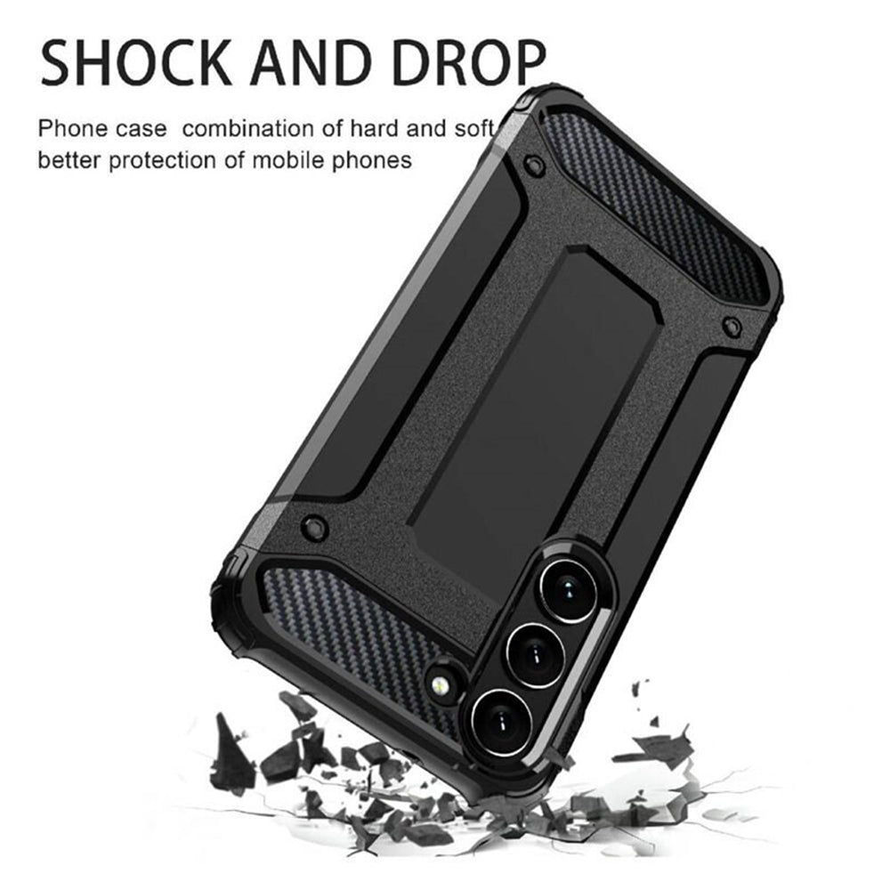 Husa pentru Samsung Galaxy S23 S911, Techsuit, Hybrid Armor, Neagra