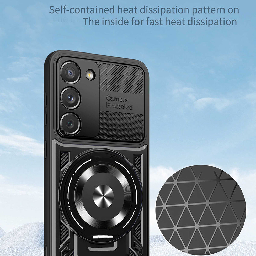 Husa pentru Samsung Galaxy S23 S911, Techsuit, RuggedCam, Neagra