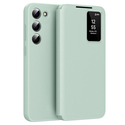 Husa pentru Samsung Galaxy S23 S911, Techsuit, SmartView, Verde