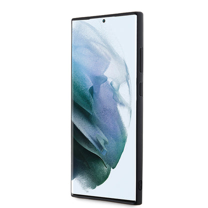 Husa pentru Samsung Galaxy S23 Ultra S918, Karl Lagerfeld, 3D Rubber Glitter Logo, Neagra