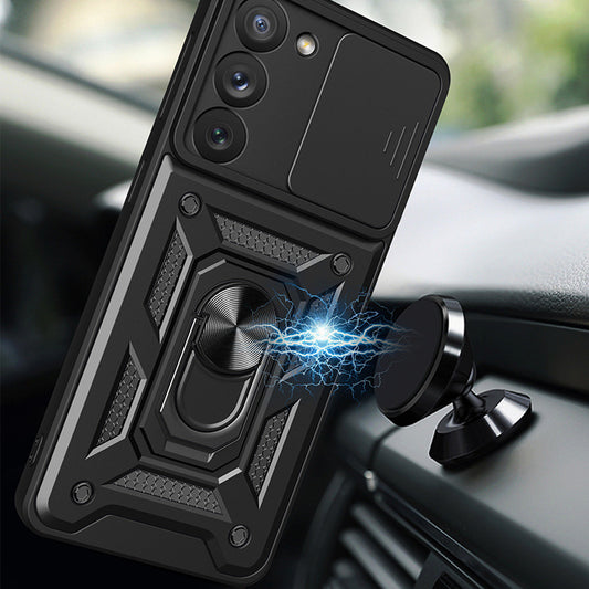 Husa pentru Samsung Galaxy S23 Ultra S918, Techsuit, CamShield, Neagra