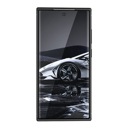 Husa pentru Samsung Galaxy S23 Ultra S918, Techsuit, CarbonFiber, Neagra
