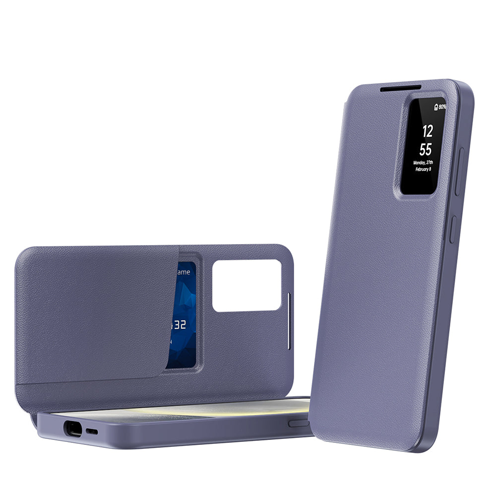 Husa pentru Samsung Galaxy S23 Ultra S918, Techsuit, SmartView, Mov