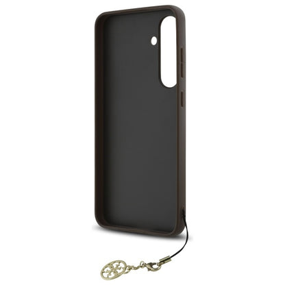 Husa pentru Samsung Galaxy S24 FE S721, Guess, 4G Charm, Maro