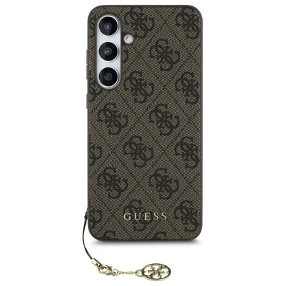 Husa pentru Samsung Galaxy S24 FE S721, Guess, 4G Charm, Maro