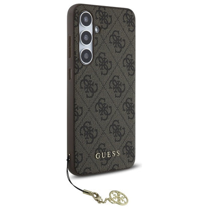 Husa pentru Samsung Galaxy S24 FE S721, Guess, 4G Charm, Maro