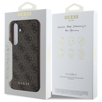Husa pentru Samsung Galaxy S24 FE S721, Guess, 4G Classic, Maro