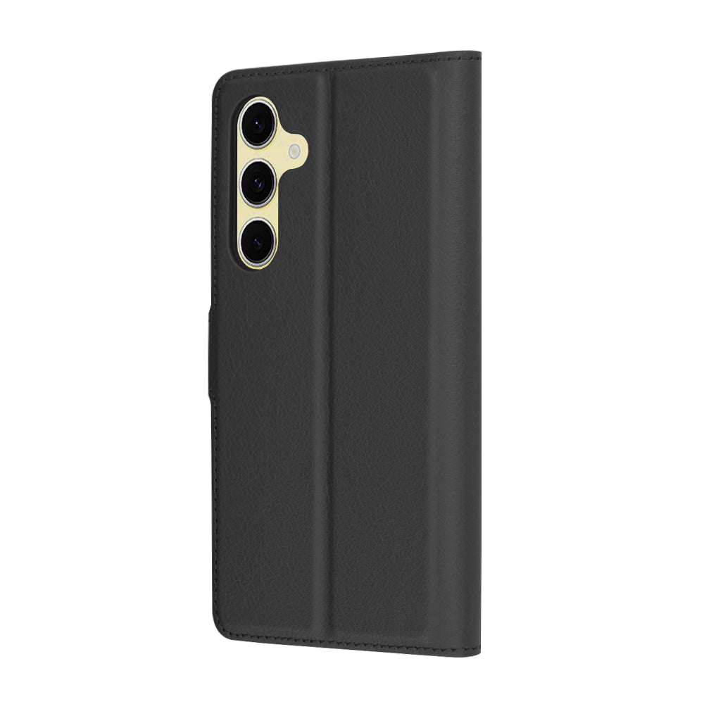 Husa pentru Samsung Galaxy S24 FE S721, Techsuit, Leather Folio, Neagra