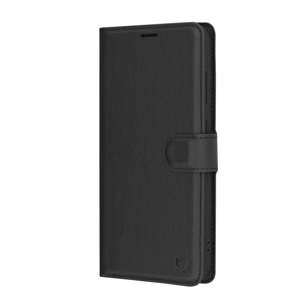 Husa pentru Samsung Galaxy S24 FE S721, Techsuit, Leather Folio, Neagra