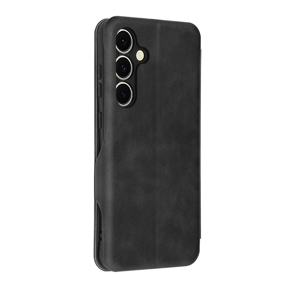 Husa pentru Samsung Galaxy S24 FE S721, Techsuit, Safe Wallet Plus, Neagra