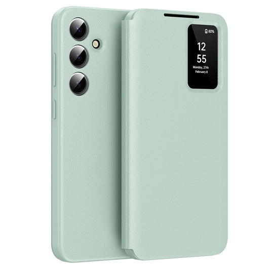 Husa pentru Samsung Galaxy S24 FE S721, Techsuit, SmartView, Verde