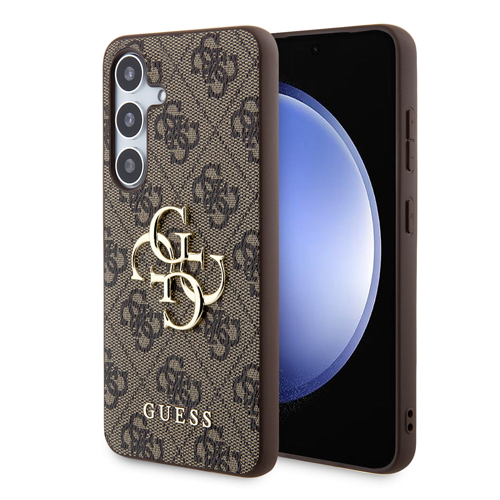 Husa pentru Samsung Galaxy S24+ S926, Guess, 4G Big Logo, Maro